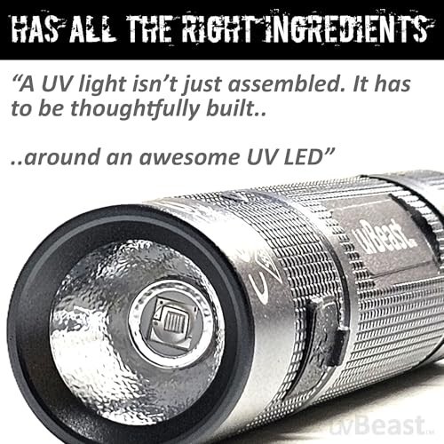 Black Light UV Flashlight 385-395nm Professional Grade High Power LED