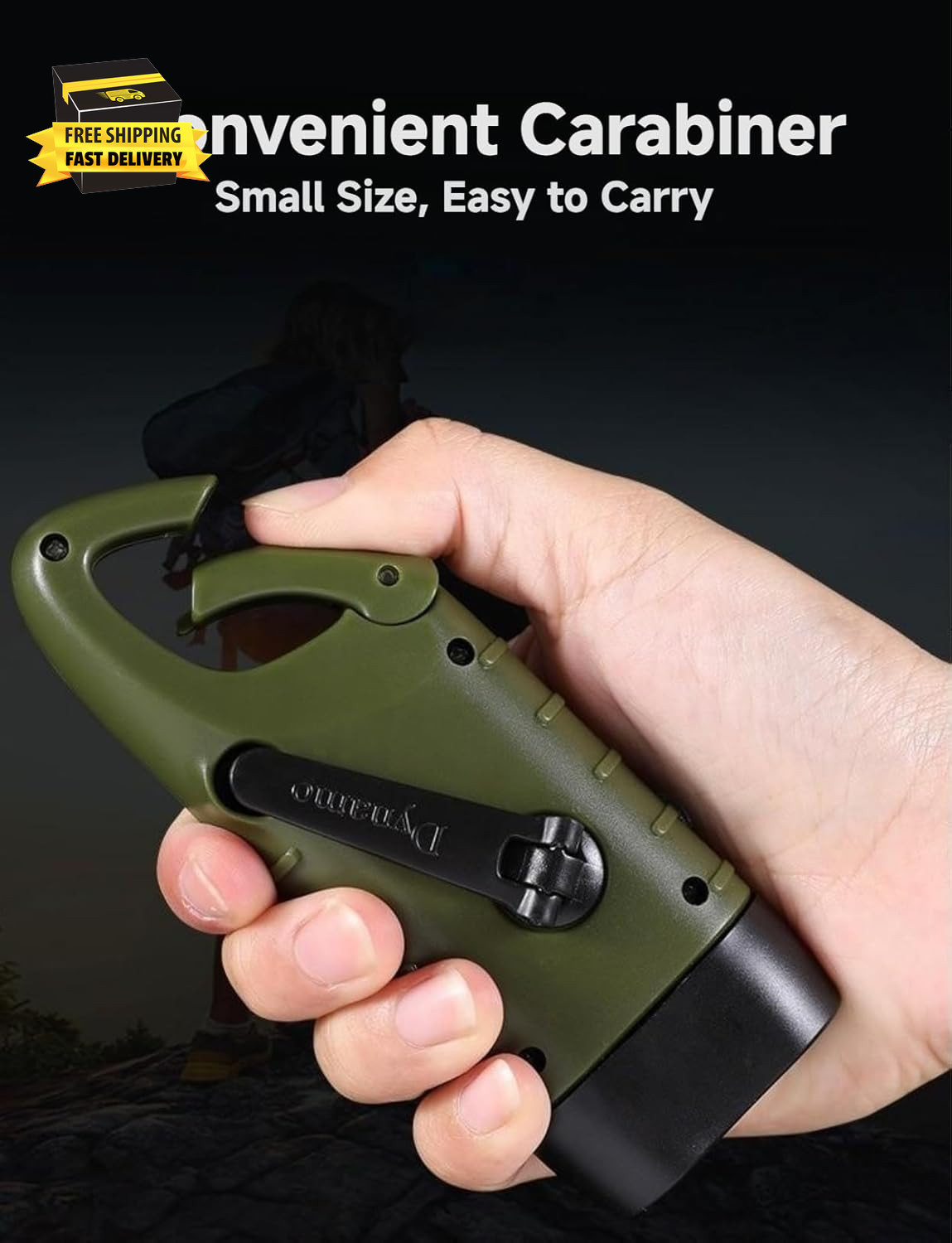 Hand Crank Solar LED Emergency Flashlight, Portable Mini Handheld Survival Light