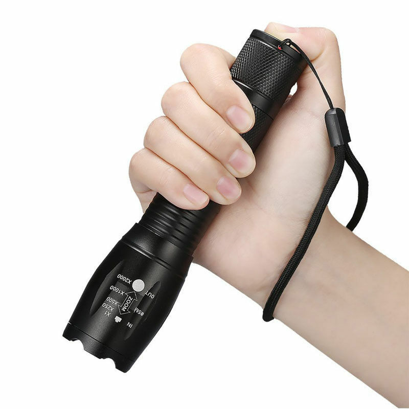 3 Pack Focusing LED Zoom Flashlight Camping Lamp White Light