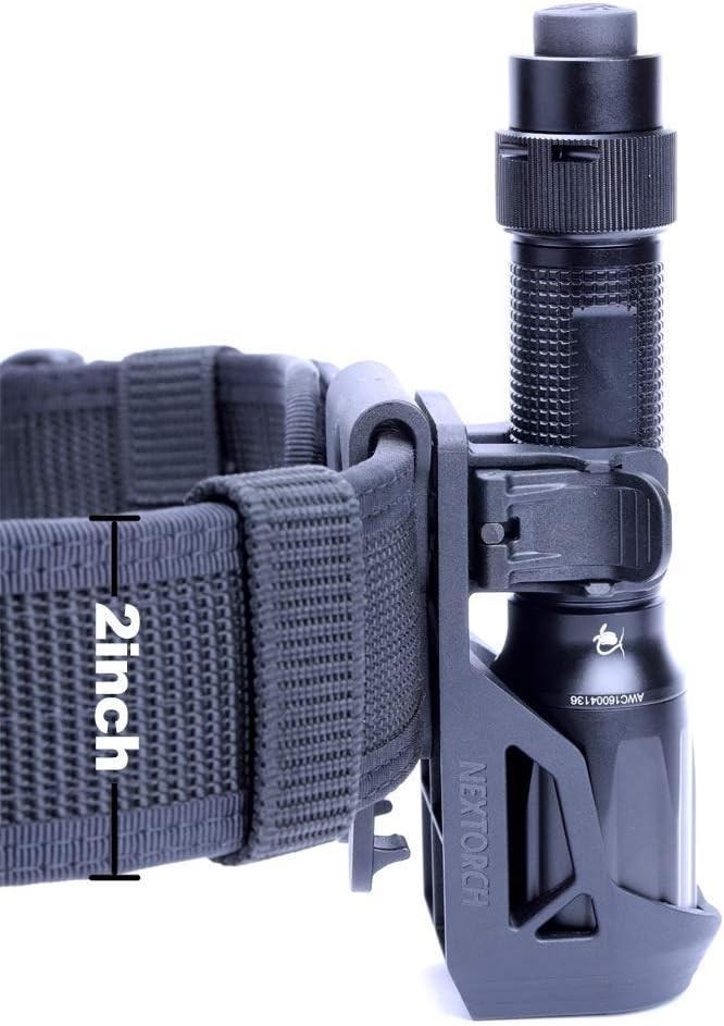 Nextorch V5 Tactical Flashlight Holster with Lever Side Lock System Only for