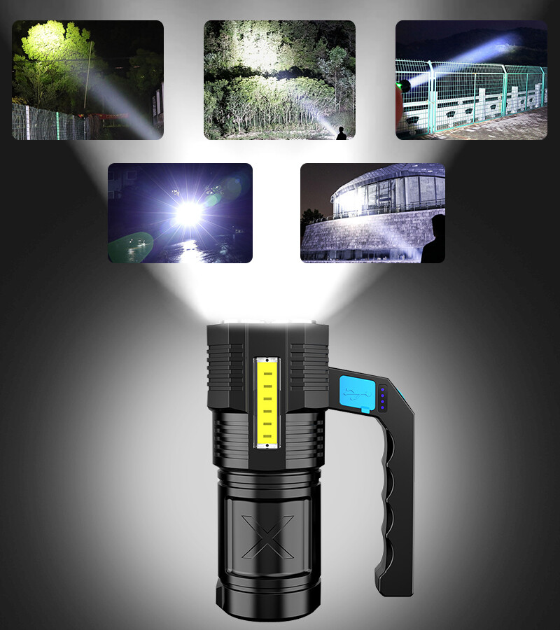 Most Powerful 99000000LM LED Military Torch USB Rechargeable Tactical Flashlight
