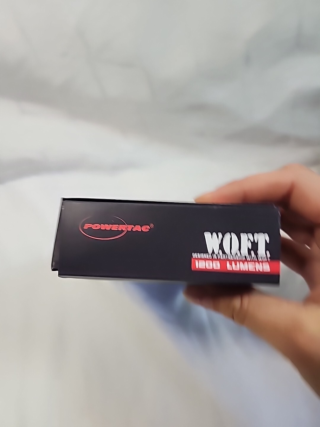 POWERTAC W.O.F.T. 1200 LUMENS SELF DEFENSE TACTICAL FLASHLIGHT Clip On NIB