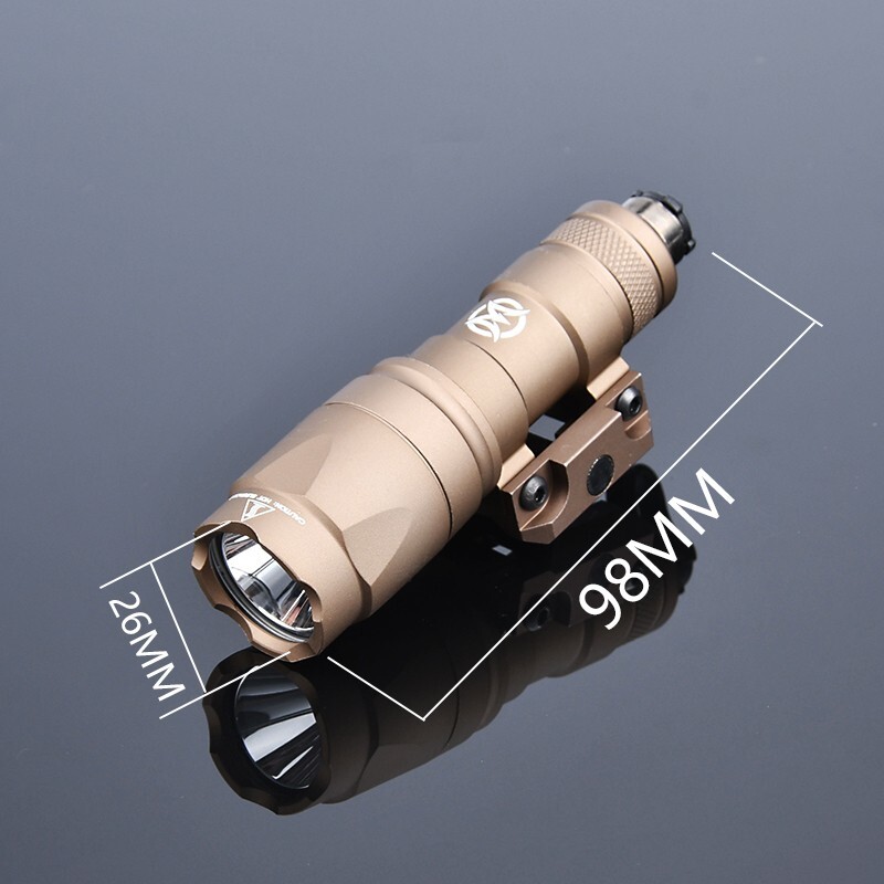 WADSN M300 M300A SF Flashlight Tactical Scout Light 510 Lumens Fit 20mm Rail