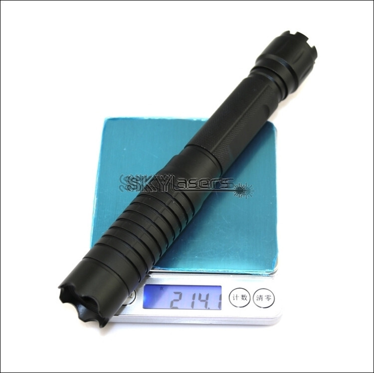 1mw 450nm Blue Laser pointer Pen Adjustable Focus Visible Beam Flashlight USA