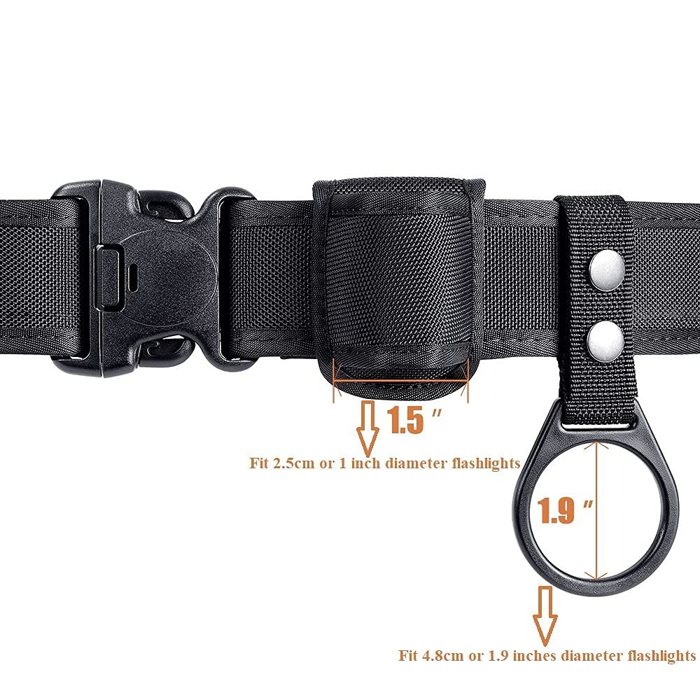 TAFTACFR Compact Flashlight Holder(Open Top)+ Ballistic Nylon Outer Snap