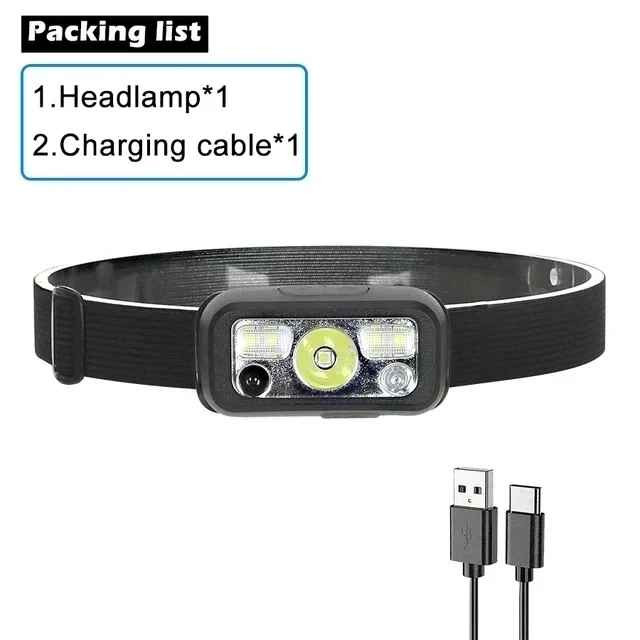 Othemo230 Head Light Othemo 230° LED Headlamp, Rechargeable Headlamp Flashlight