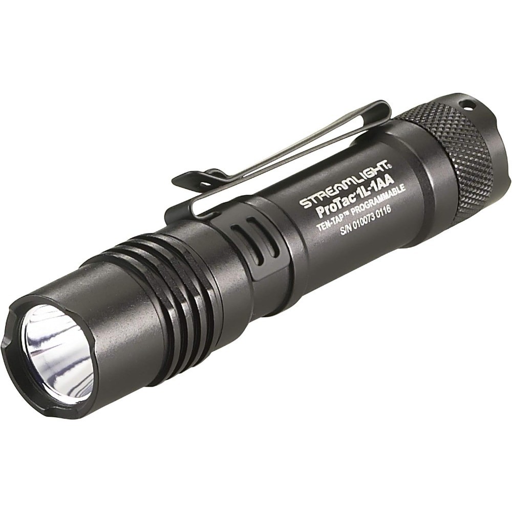 Tactical Flashlight 350 Lumen Fuel Professional ProTac 1L-1AA Black EDC