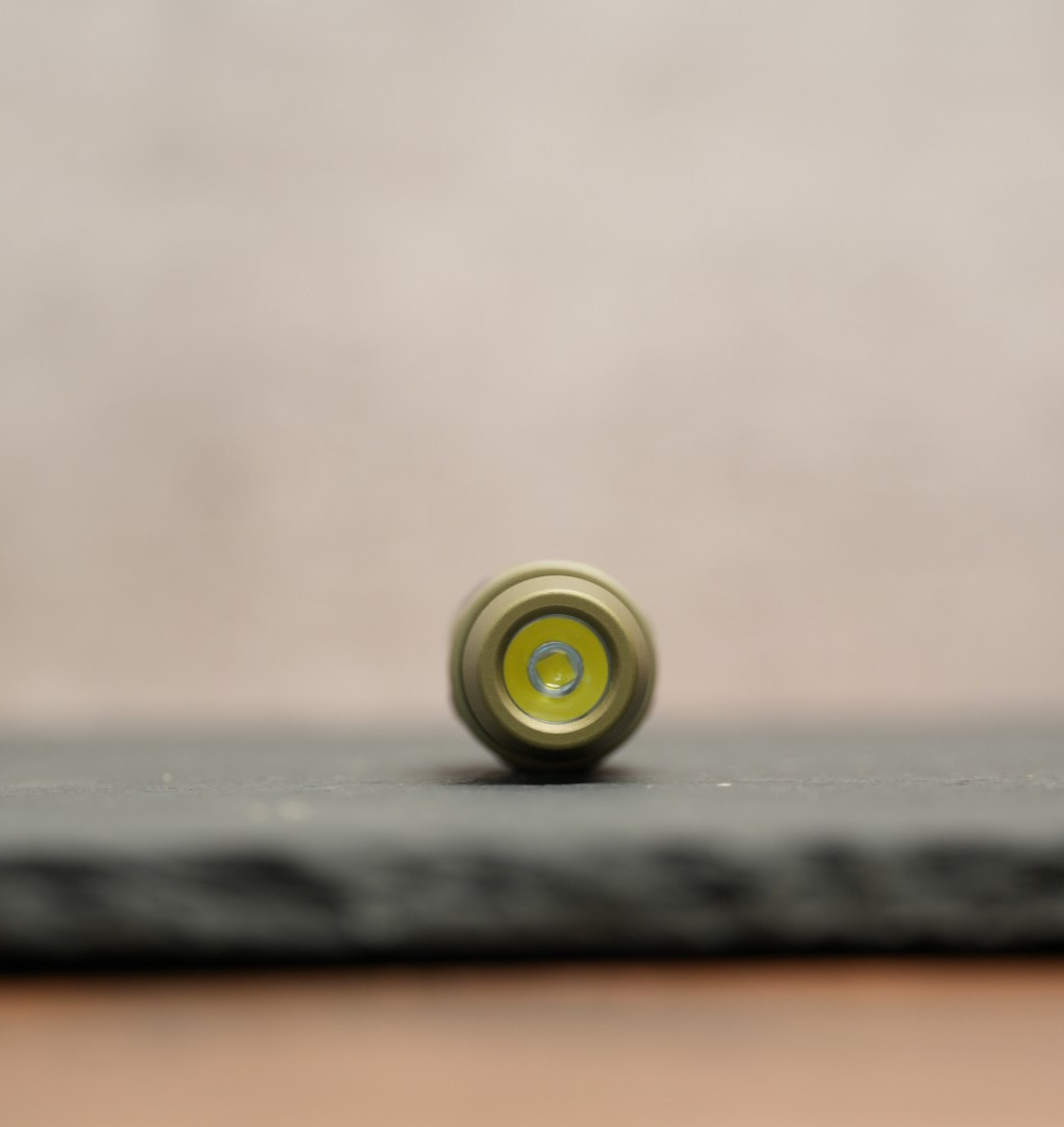 Olight iUltra Olive Green OAL keychain flashlight, 80 Lumens, USB-C Charging