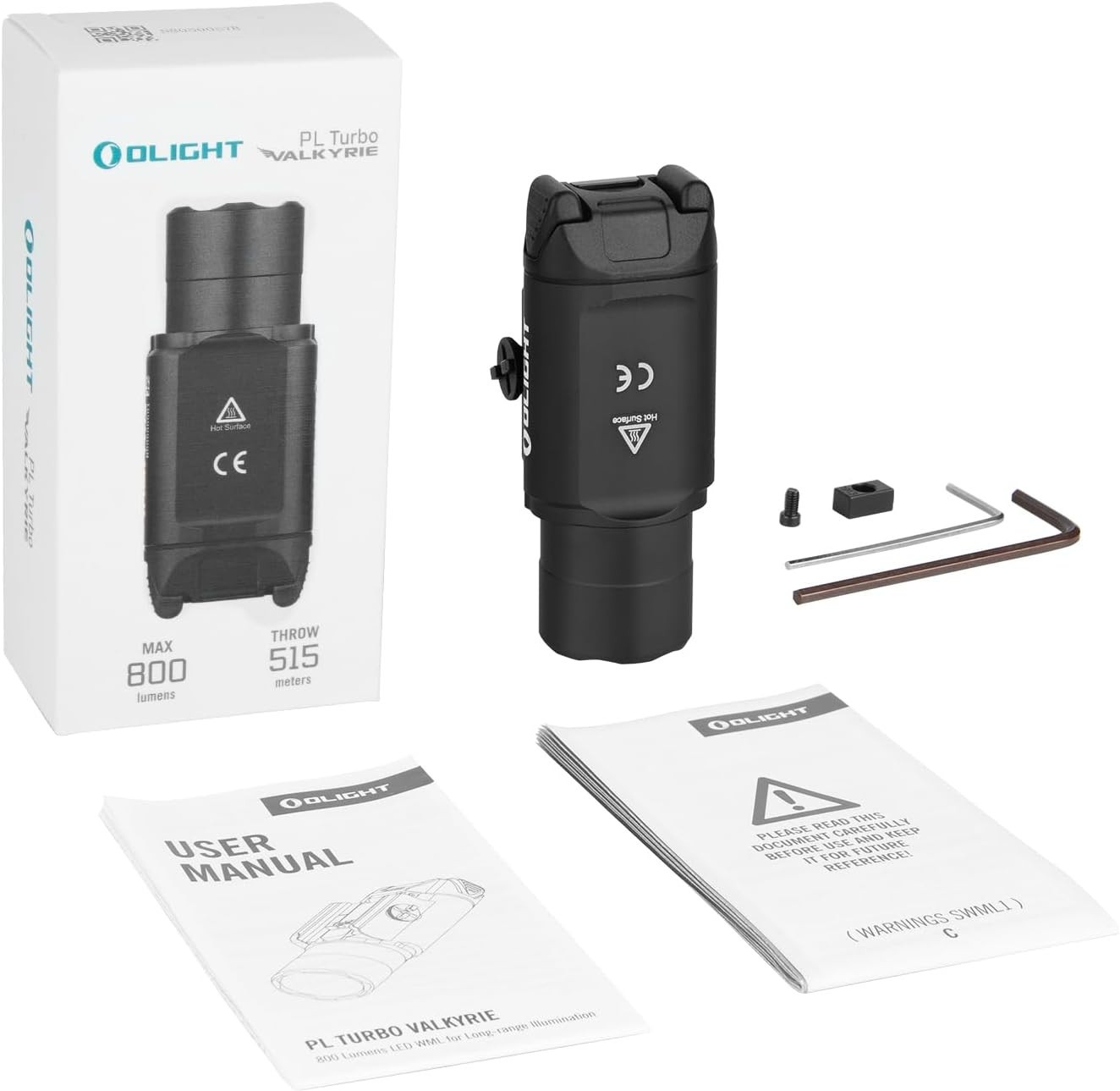 Olight PL Turbo 800Lumen Tactical Rail Mount Light Strobe Spotlight & Floodlight