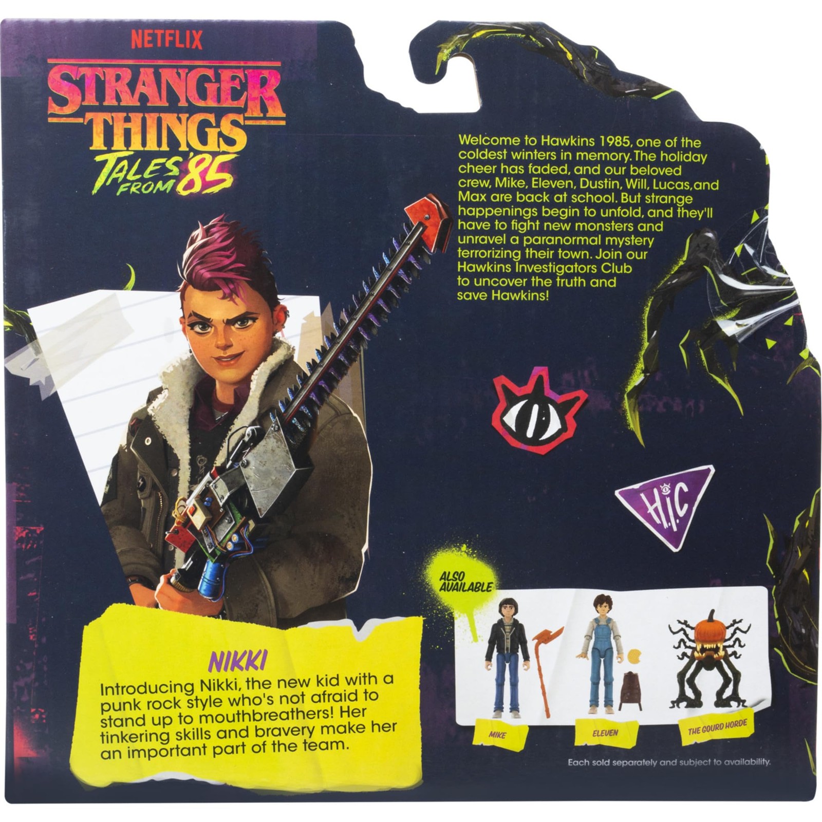 Stranger Things Tales from ’85 HIC Flashlight Film Disc 4-Inch Nikki Baxter