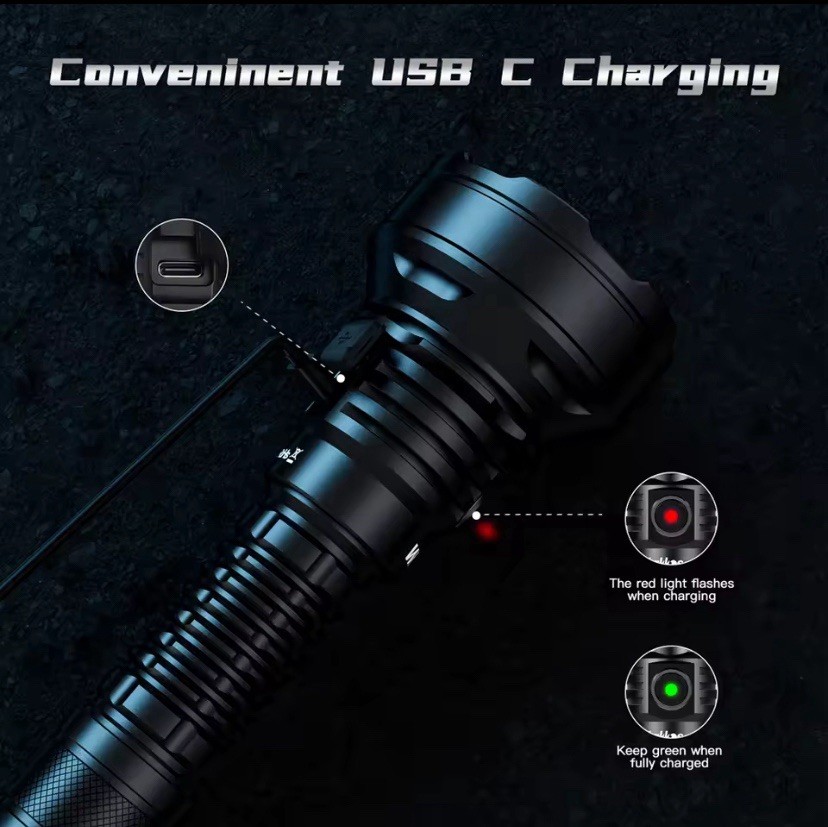Wurrkos TD01 EXTREME THROW 1039 Meters 2200 Lumens Tactical 21700 Batt.
