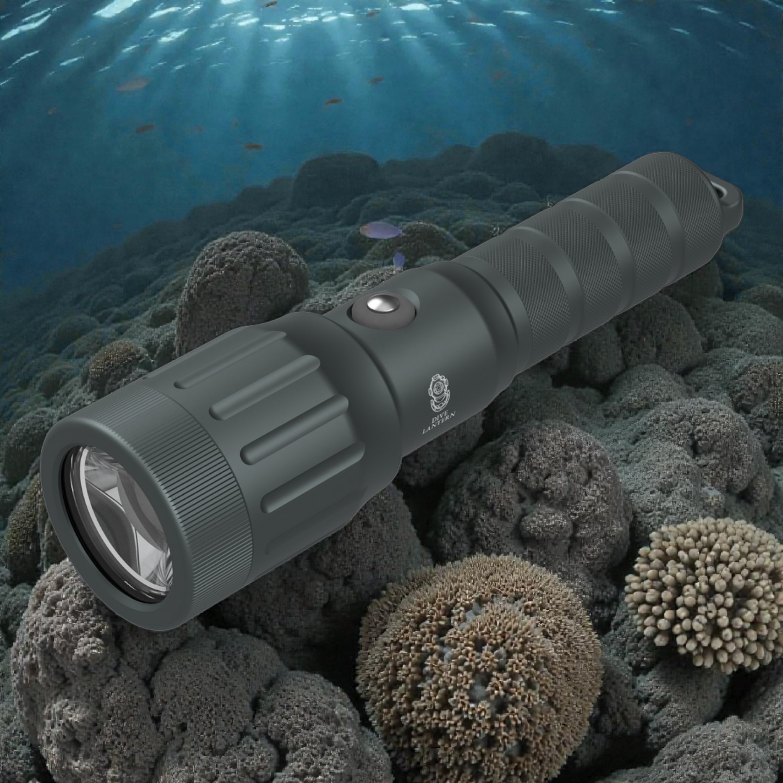 Dive Lantern Focus 3000 Dive Light Beam Angle 11-70 degree 330ft Anthracite New
