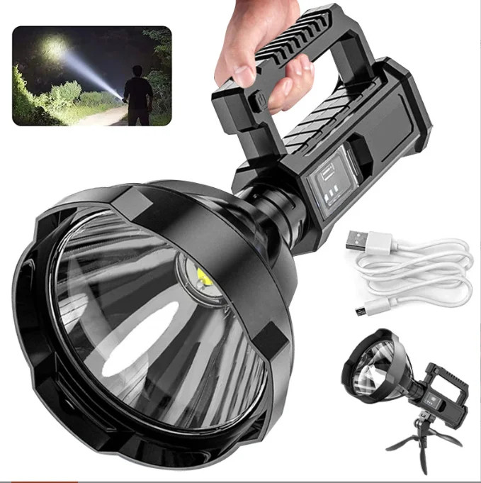 LED Super Bright 100000 Lumens BIG SIZE Torch Waterproof Spotlight Work Light US