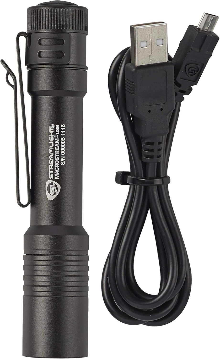 Streamlight 66320 MacroStream 500 Lumen-Rechargeable EDC Compact LED Flashlight