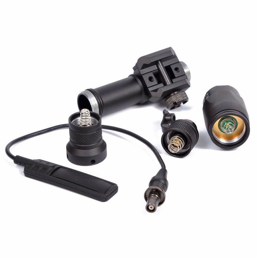M600C 400 Lumens LED Flashlight Hunting Light 20mm Picatinny Rail Mount Torch US