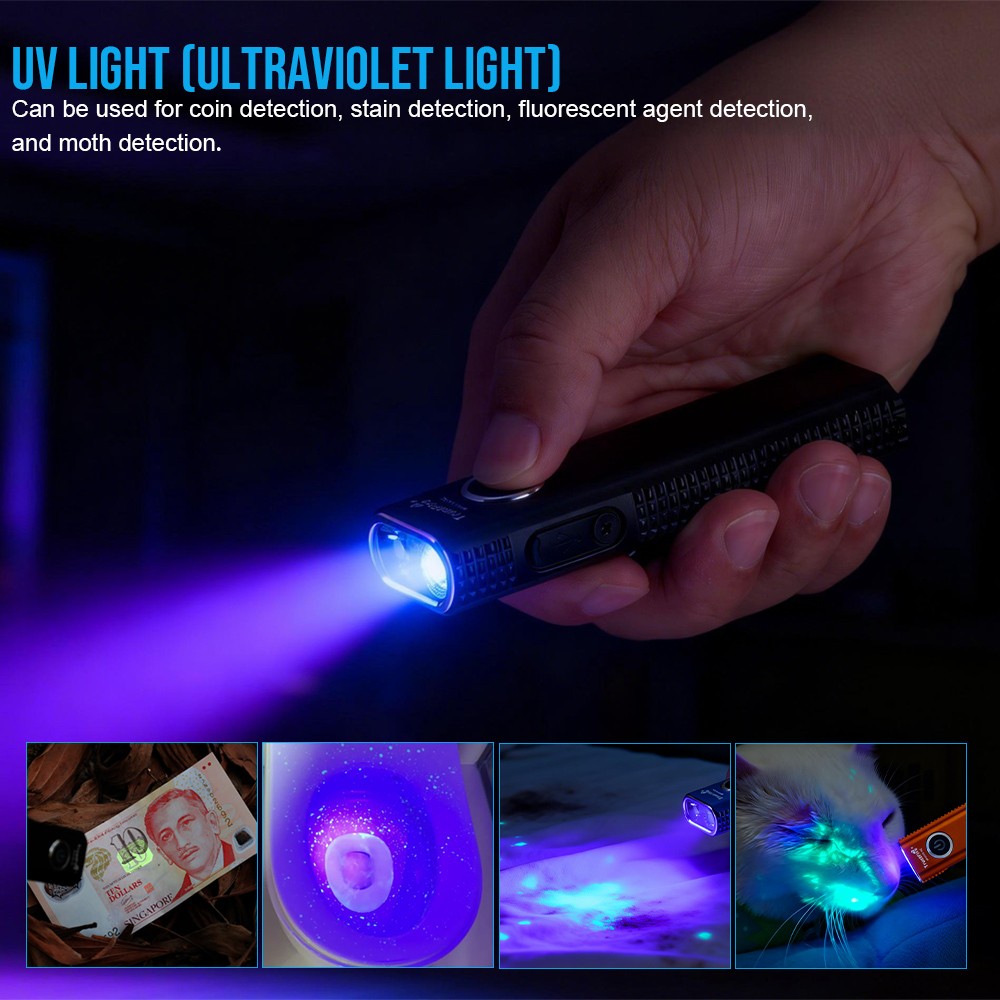 TrustFire 1500Lumen LED Flashlight Magnetic Rechargeable led Torch W UV Light US