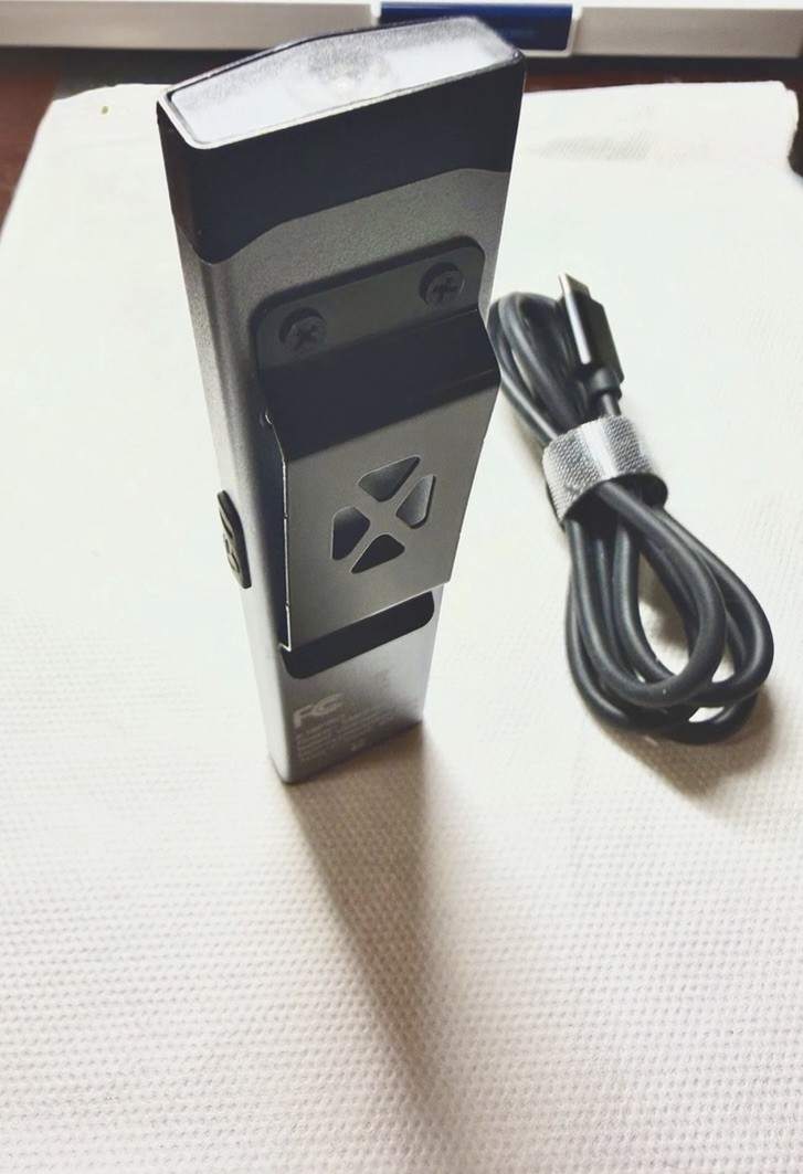 SEKRRO Clip On Flashlight, UltraCompact Rechargeable, Magnetic, 11 Modes, (NEW)