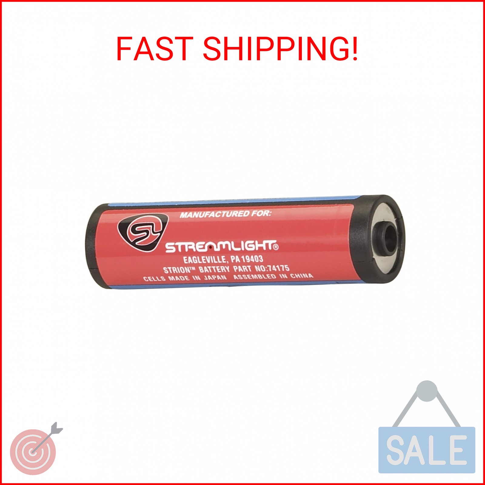 Streamlight 74175 Battery Lithium for Strion Made By Streamlight