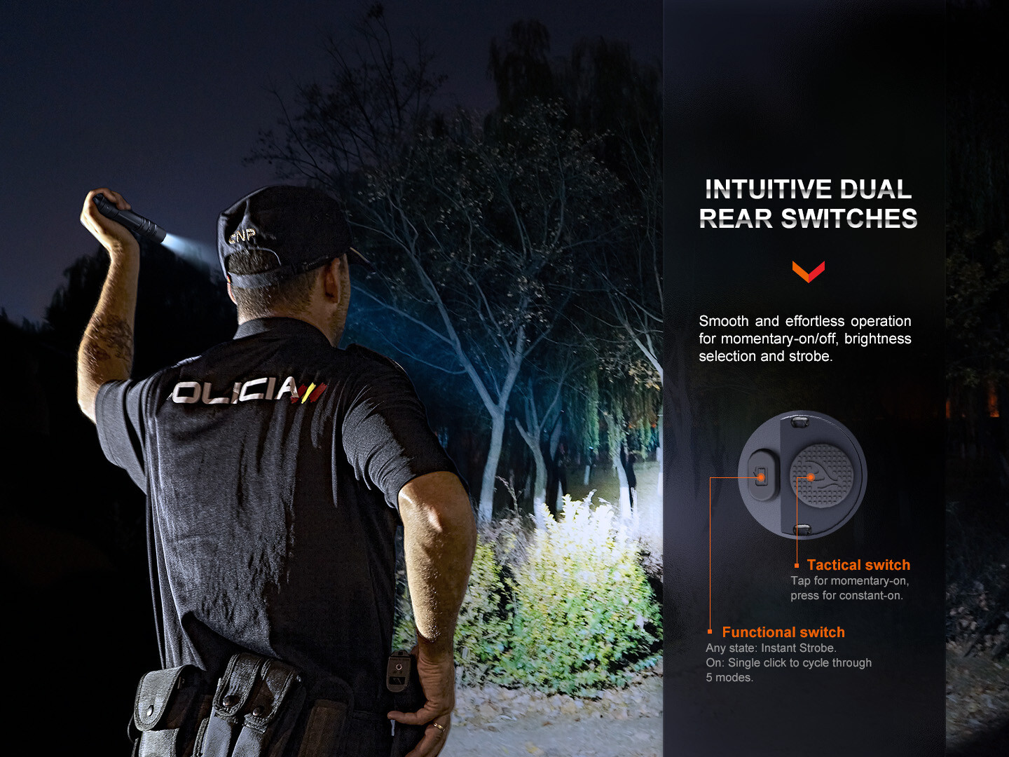 Fenix PD36R Pro Rechargeable 2800 Lumen Tactical Flashlight