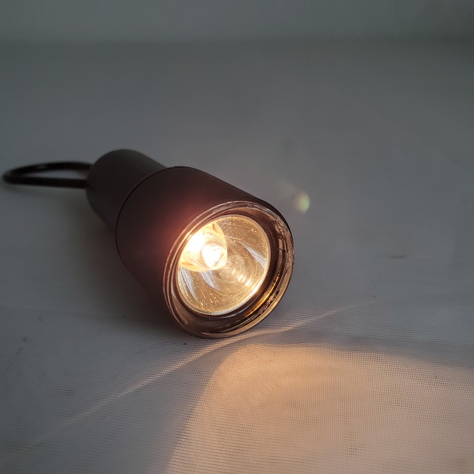 Tekna Mono Lith Mini 3″ Flashlight Keychain CR123A Works