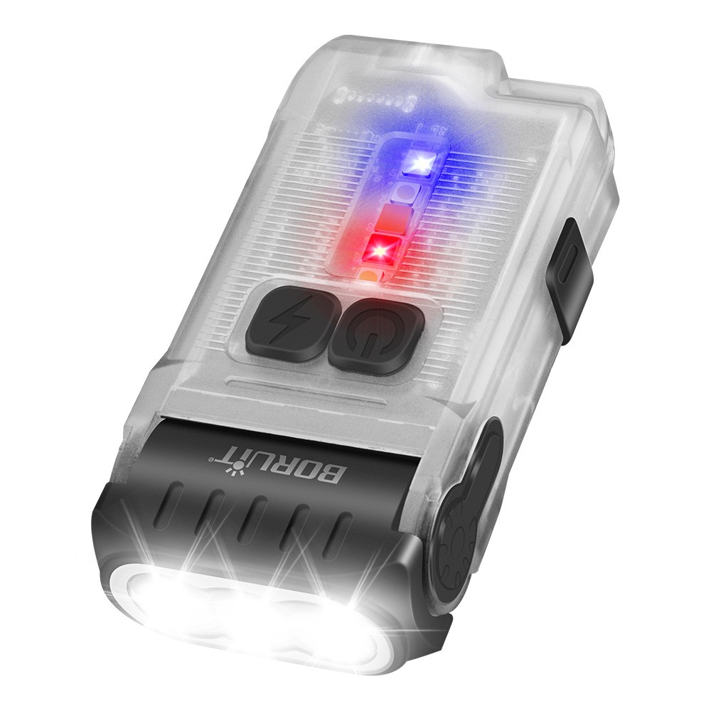 V15 EDC Flashlight 1200LM LED Keychain Work Light Magnet Type-C Pocket Lantern