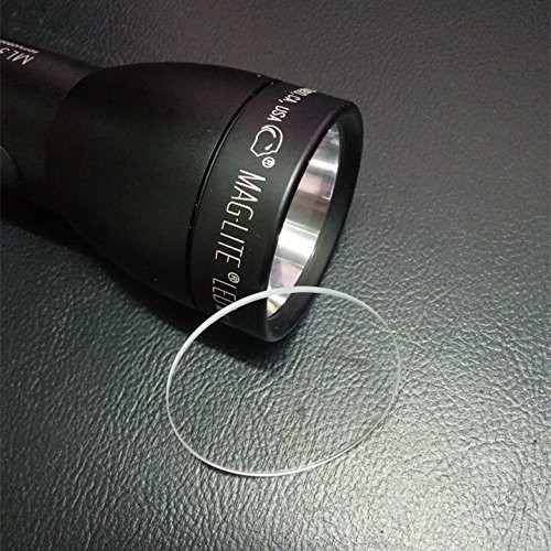 Weltool Maglite C/D Flashlight Tempered Glass Lens, 1 Pack