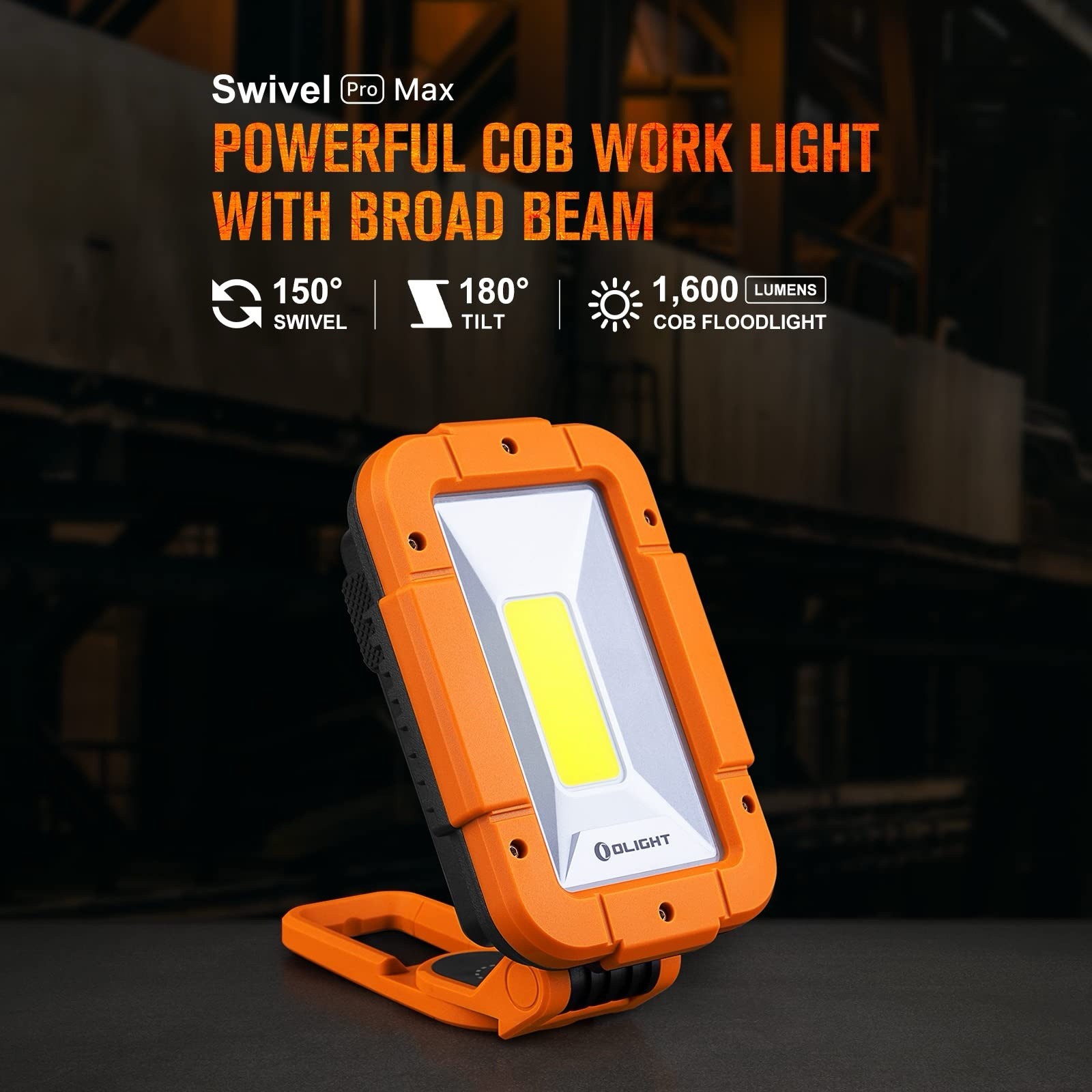 Olight Swivel Pro Max 1600 Lumens COB+LED Work Light Very Rare