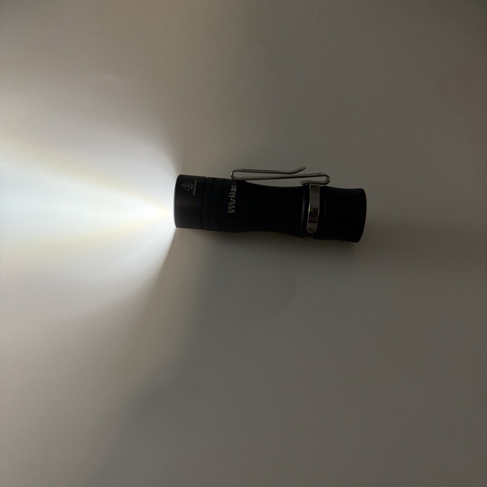 Wurkkos TS10 V2 Pocket EDC Flashlight Black Body-Mini 90CRI LED Flashlight