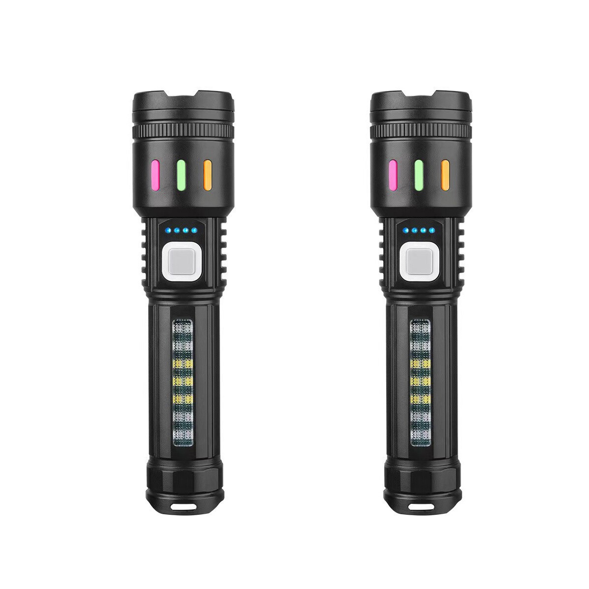 350000000 Lumen Super Bright LED Tactical Flashlight USB Rechargeable Work Light