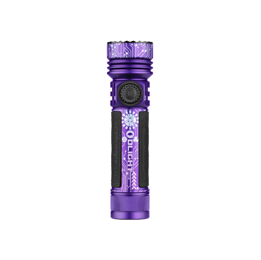 Olight Seeker 4 Pro Cyber Violet & Oclip Pro Purple & I3E 18th Anniversary Editi
