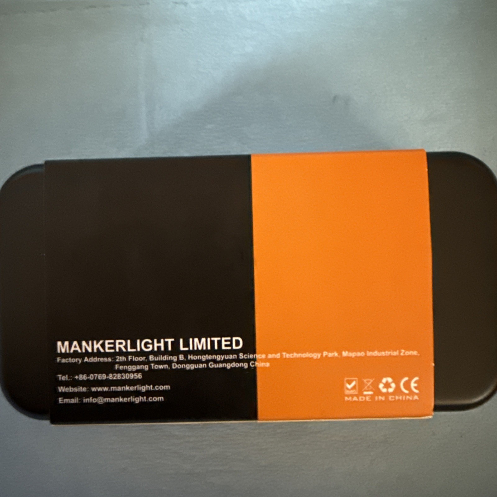 Manker Striker Mini Ti Tactical Flashlight 635LM USB-C Titanium EDC