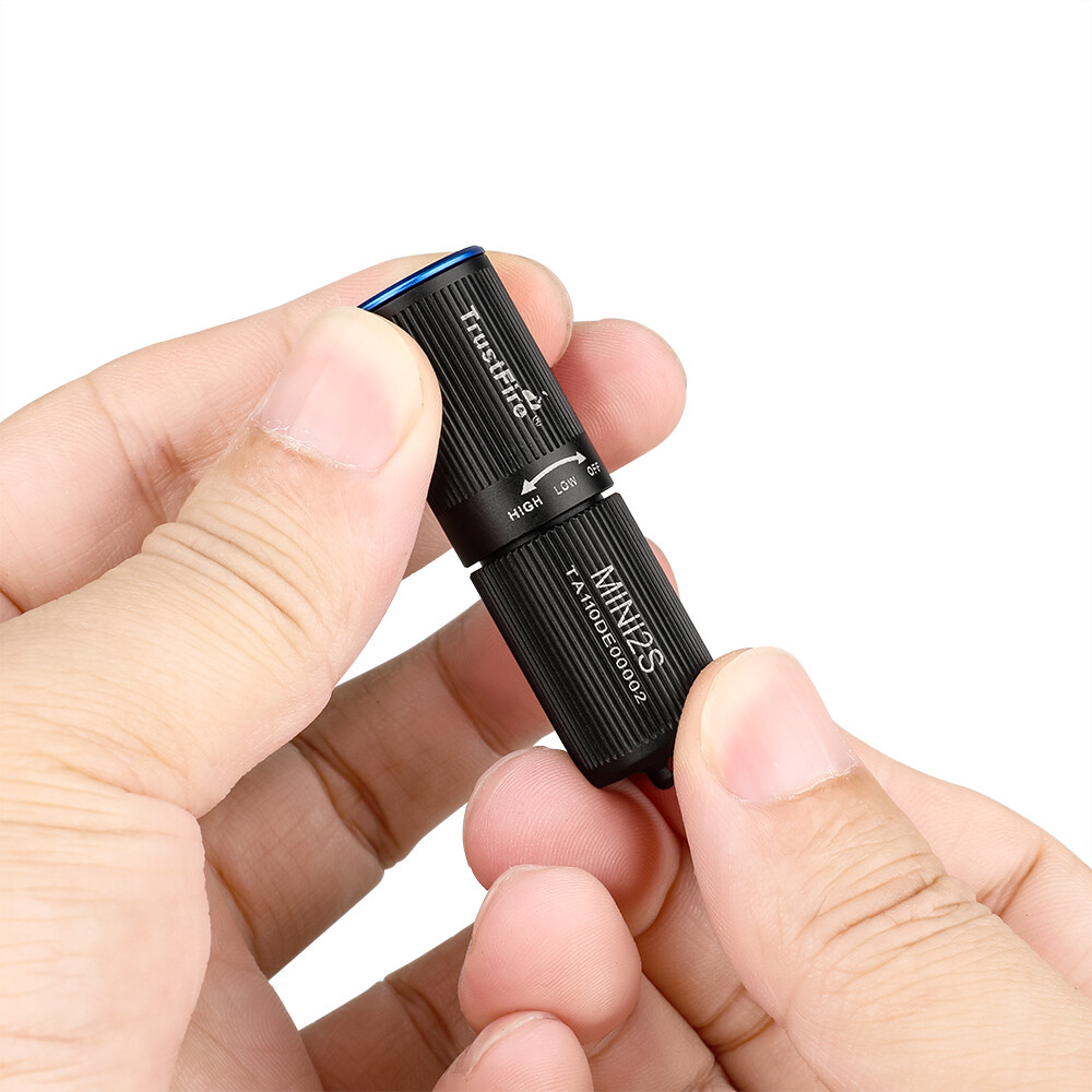 TrustFire Mini2 EDC Keychain Flashlight USB Rechargeable Keyring Pocket Torch US
