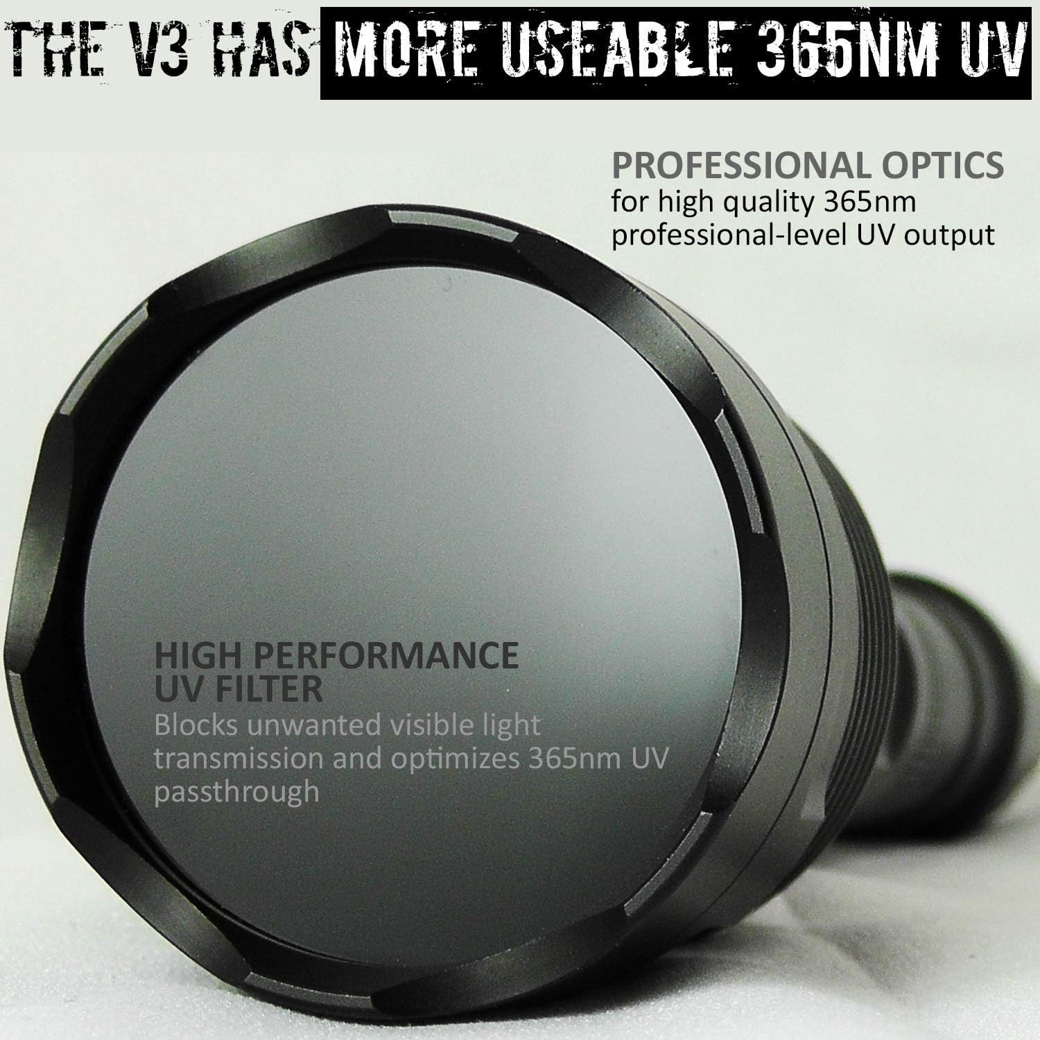 Long Range Professional UV Flashlight – High Intensity Beam
