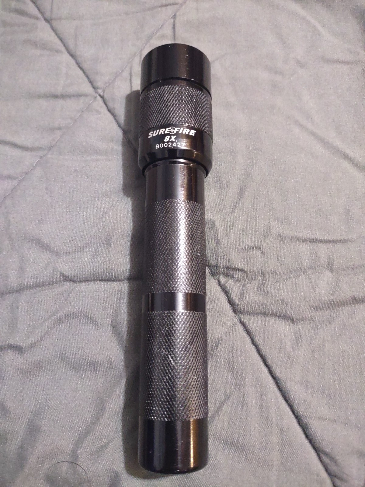 SureFire 8X Tactical Flashlight Laser SF Combat light Made in USA With Box