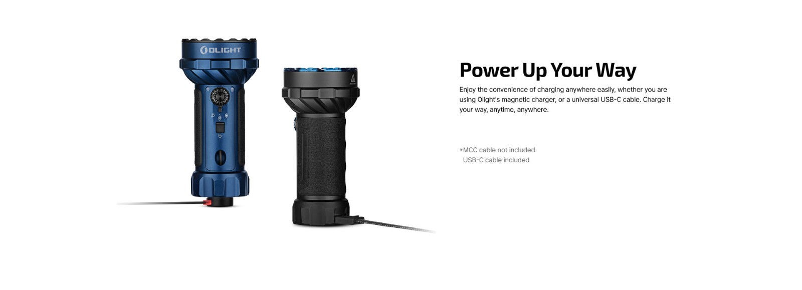 Olight Marauder Mini 2 10,000 Lumen Ultra Bright Long Throwing Flashlight (Blue)