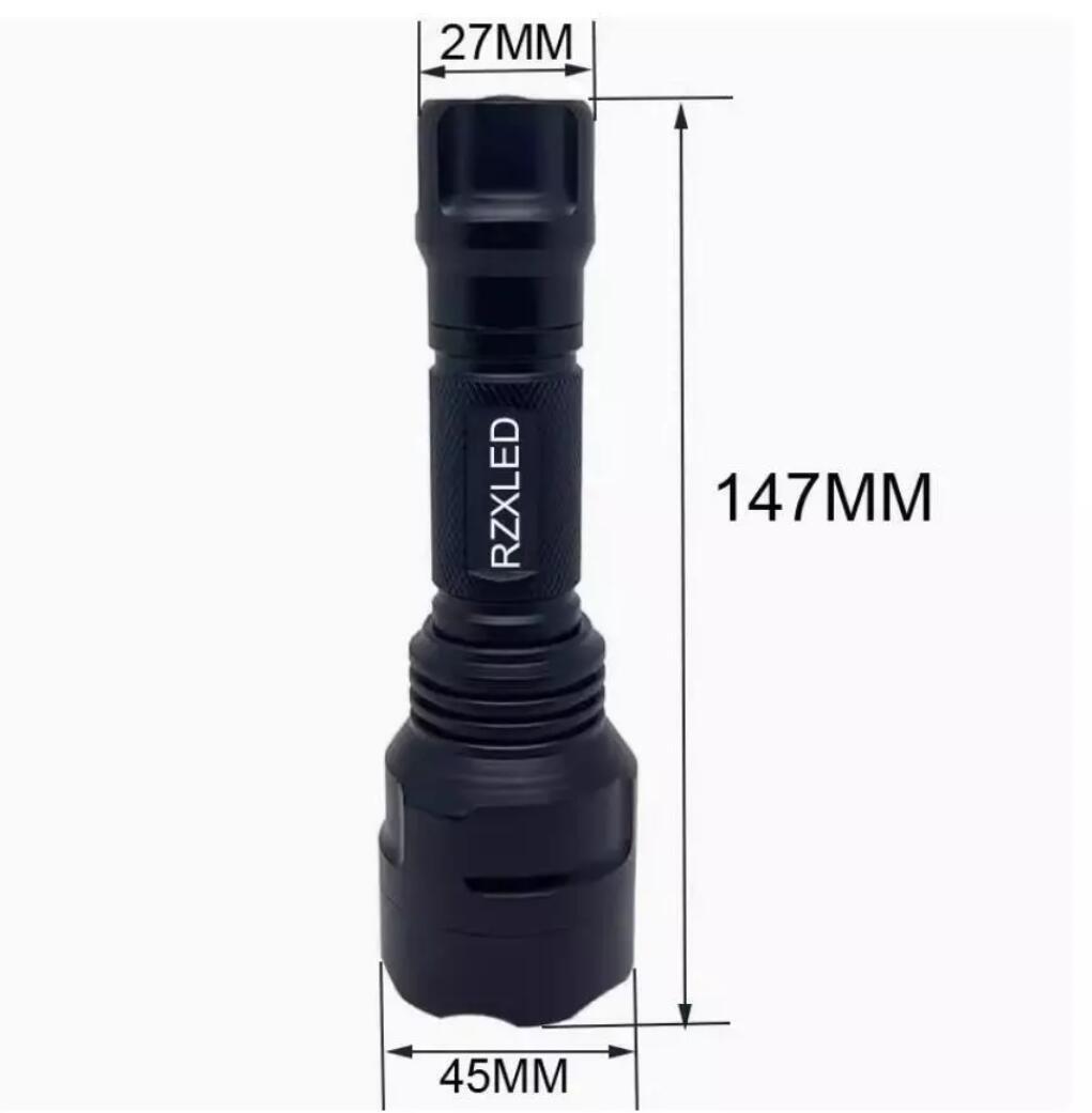 Professional Shortwave UVC 260nm Ultraviolet Flashlight for Mineral Fluorescent