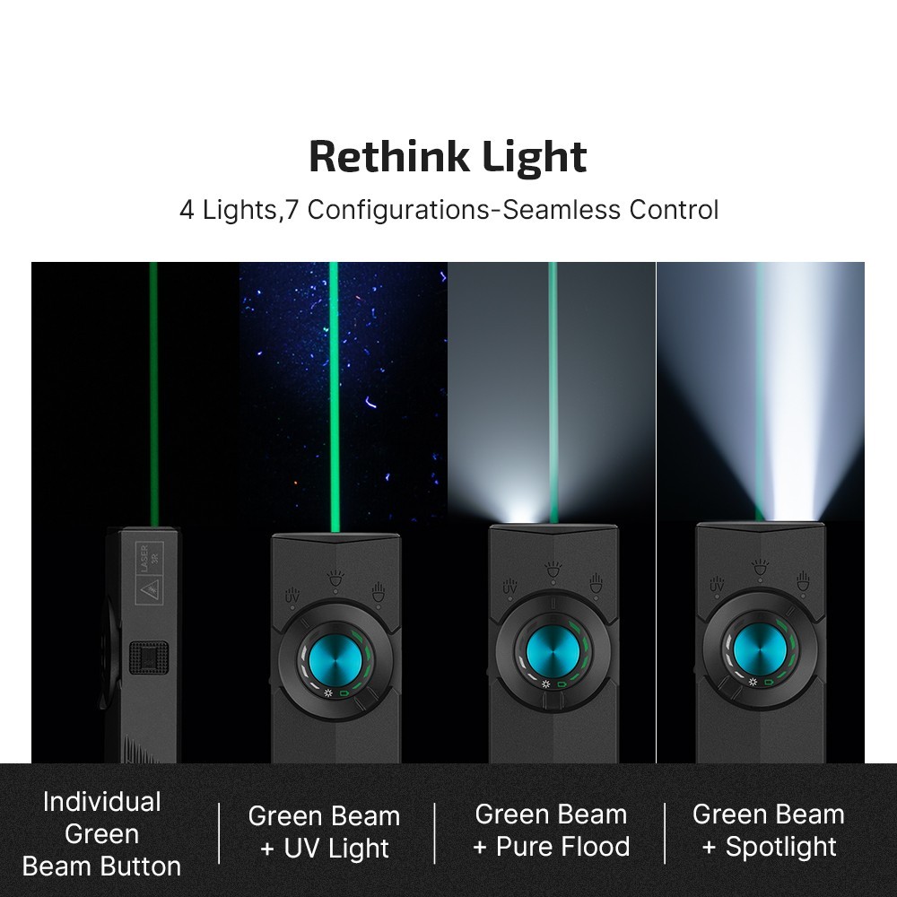 ArkPro EDC Flashlight Dual Charging 4 Light Modes Long Lasting Unibody LED New