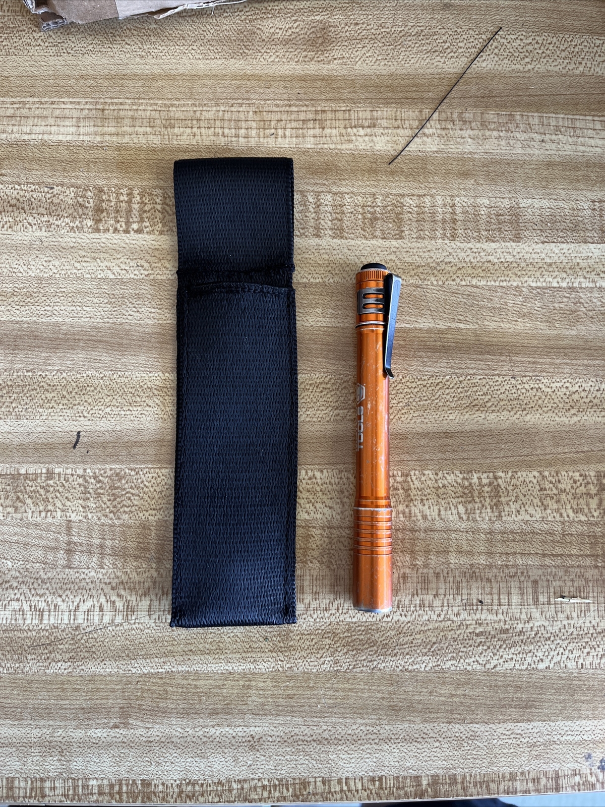 Nylon Open Top Flashlight Holder Maglite Mini Mag Nylon New Black
