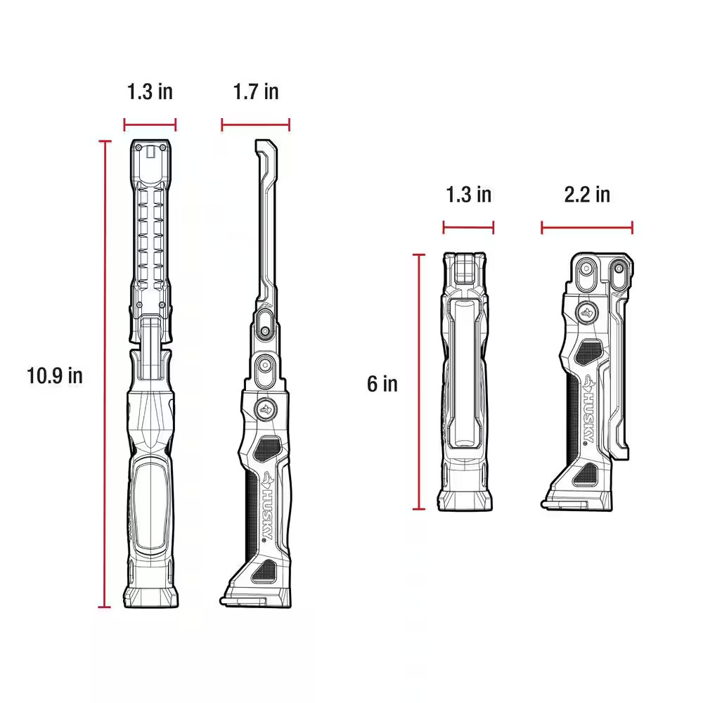 800 Lumen Rechargeable Folding Flip Flashlight Free Shipping New