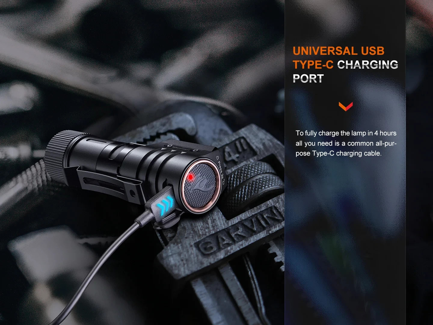 Fenix ​​HM71R High-Performance Industrial Headlamp 2700 Lumens 5000mAh 230m Flas