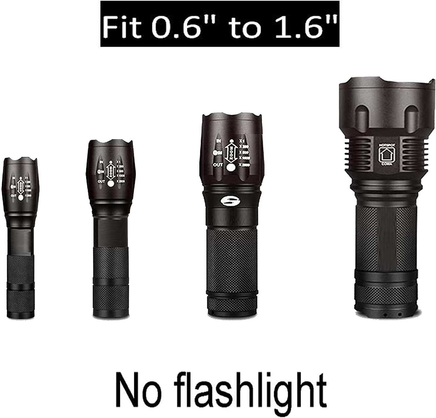Magnetic Base Mount Flashlight Mounting Brackets Flashlight Holder – Strong