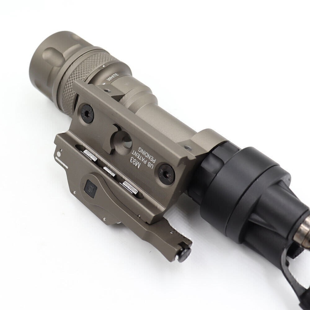 M952V 400 LUMEN LED Flashlight Torch Quick Detachable 20mm Rail Mounted Light