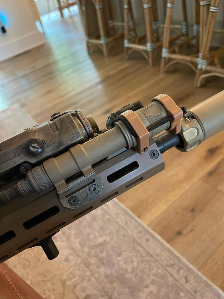 Light / Lens Cover with Tip Grip for Flashlights – Upgraded PETG-CF Version