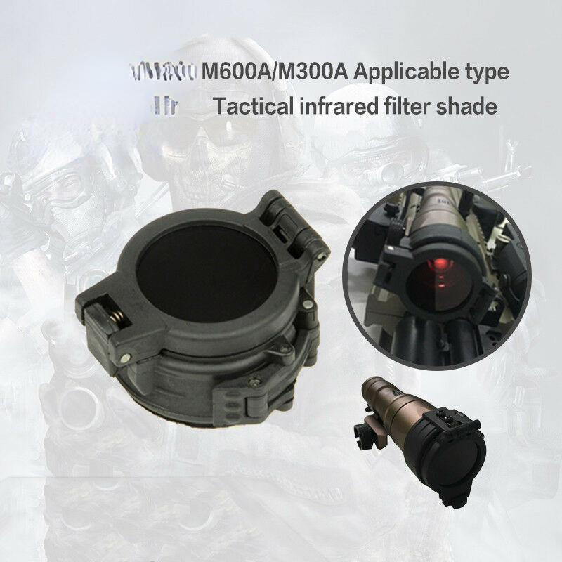 Flashlight IR Filter M300/M600 IR Tactical M300 Infrared IR Filter Diameter 25mm