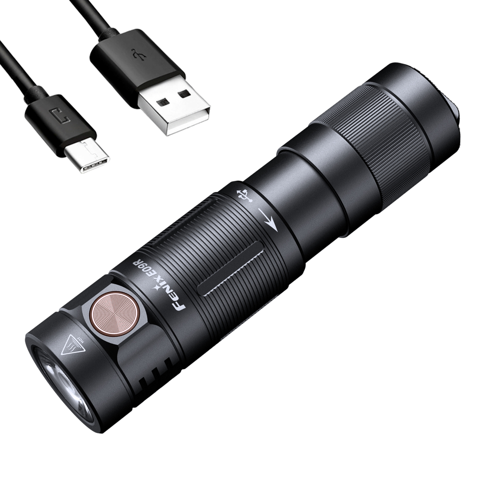 Fenix E09R 600 Lumen USB-C Rechargeable EDC Pocket Flashlight