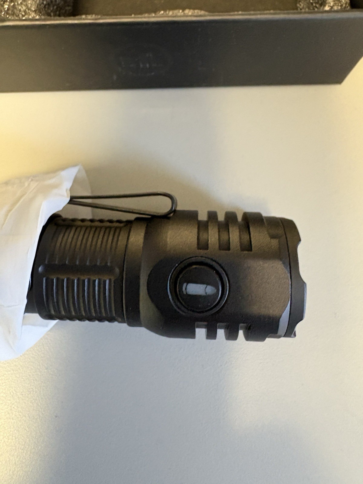 Lone Survivalist Bullet Mini Flashlight 1200 Lumens Black Brand New boxed