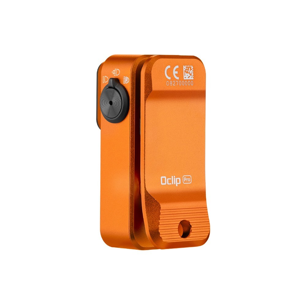 Olight Marauder Mini 2 Orange & Oclip Pro Orange Flashlights, FREE Lamp Shade