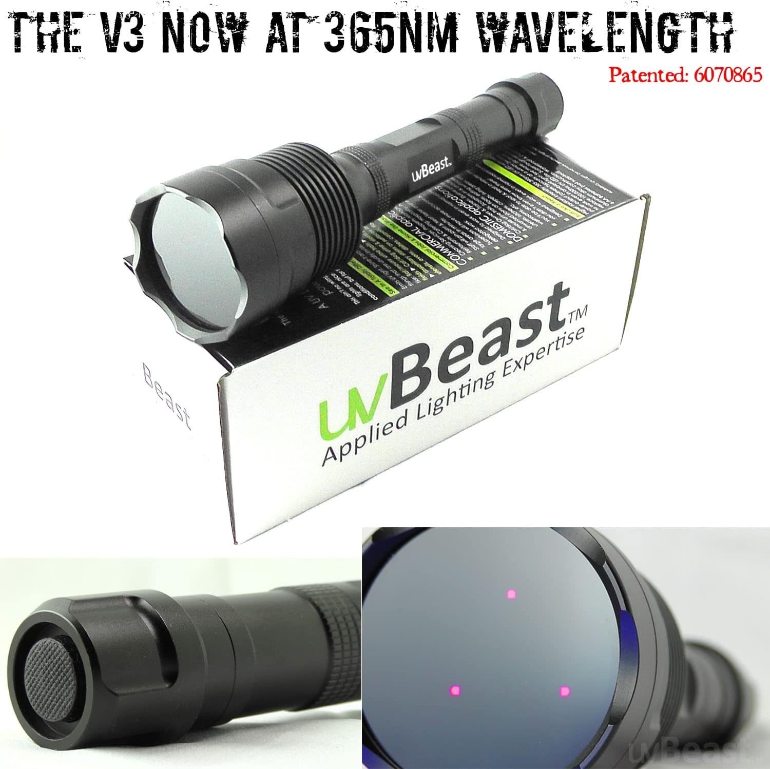Long Range Professional UV Flashlight – High Intensity Beam