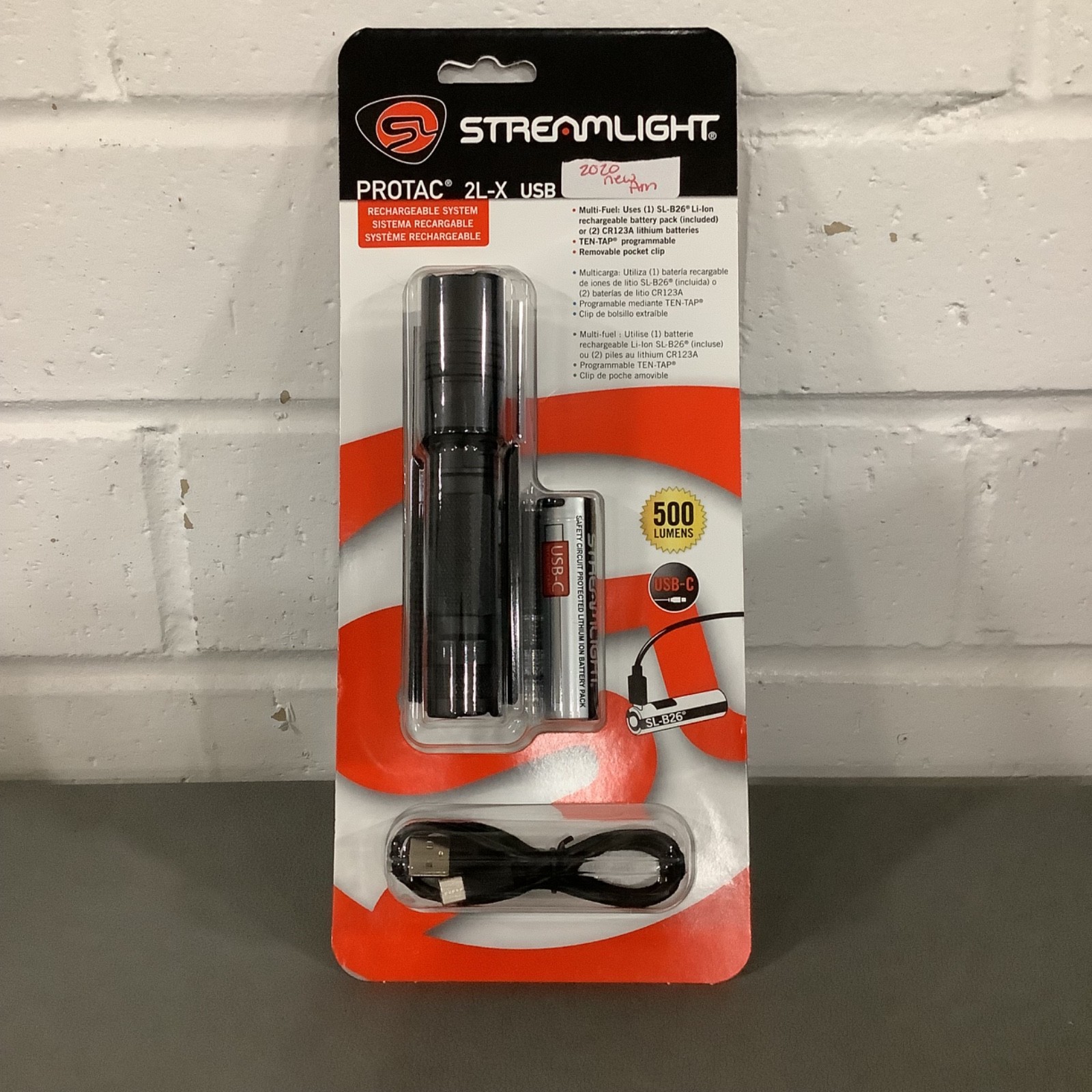 Streamlight 88082 ProTac 2L-X USB 500 Lumen USB 500
