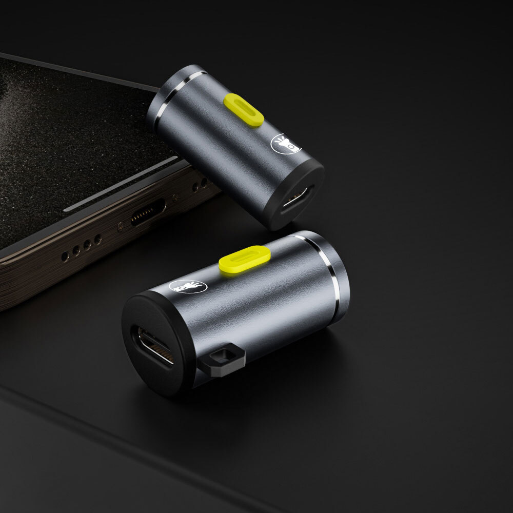 Type-C LED Multifunctional Strong Light Pocket Keychain Flashlight AE